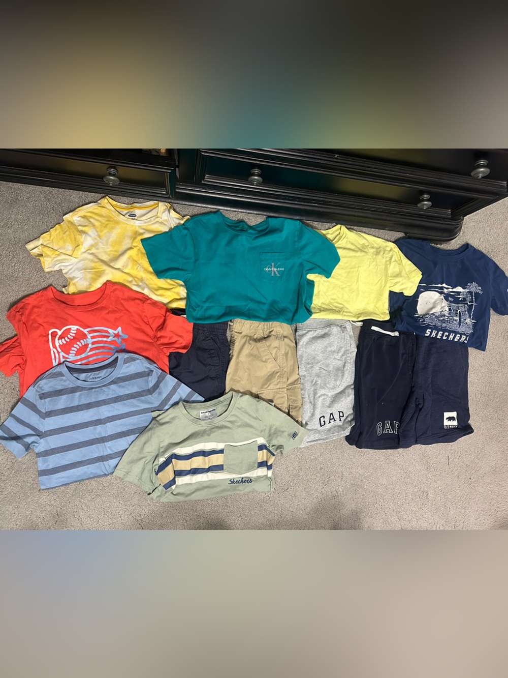 Boys Clothing Bundle - Size 10/12 - Gap, Old Navy, Skechers - 12 Pieces